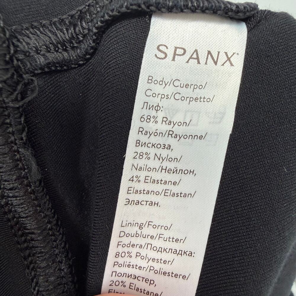 Spanx Black Ponte Ankle Leggings - 20264R Size Medium - Picture 7 of 7